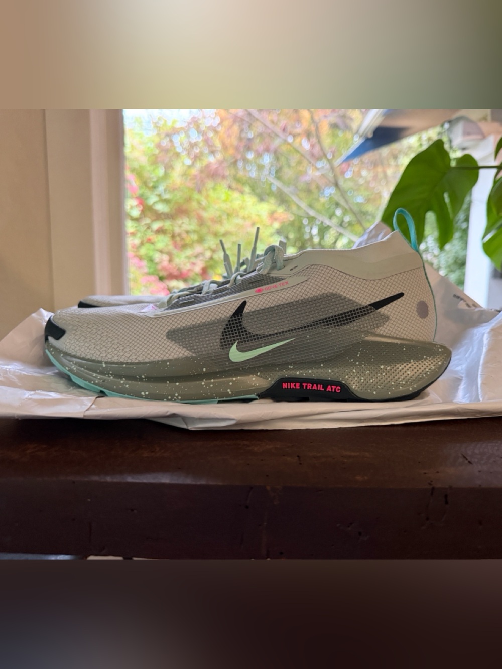 Nike - Pegasus Trail 5 GORE-TEX - Light Silver Clay Green - 10.5 M